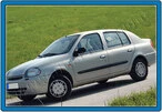 Накладки на ручки (нерж.) 4 шт, Carmos - Турецька сталь для Renault Clio II 1998-2005 рр - 2