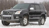Вітровики (4 шт, HIC) для Toyota Land Cruiser Prado 120 - 1