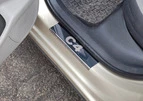 Накладки на пороги Carmos (нерж) для Citroen C-4 2004-2010 рр - 4