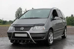 Кенгурятник WT004 (нерж) 60 мм для Volkswagen Sharan 1995-2010 рр - 1