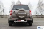 Задній захист AK003-2 (нерж) для Suzuki Grand Vitara 2005-2017 рр - 2