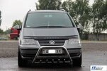 Кенгурятник WT004 (нерж) 60 мм для Volkswagen Sharan 1995-2010 рр - 2
