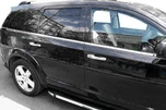 Окантовка вікон (6 шт, нерж.) для Dodge Journey 2008- рр - 1