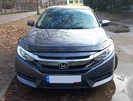 Дефлектор капоту (EuroCap) для Honda Civic Sedan X 2016-2021 рр - 5