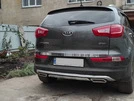 Кромка багажника (нерж.) OmsaLine - Італійська нержавійка для Kia Sportage 2010-2015 рр - 5