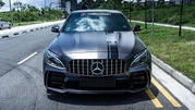 Комплект обвісів з повним заднім бампером (дизайн Black Mamba C63GT) для Mercedes C-сlass W205 2014-2021рр - 2