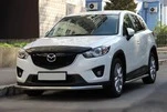 Передній захист ST008 (нерж) для Mazda CX-3 2015- рр - 1