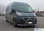 Передня дуга ST019 (нерж.) для Citroen Jumper 2007-2025 рр - 2