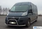Передня дуга ST019 (нерж.) для Citroen Jumper 2007-2025 рр - 3