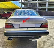 Накладка на край багажника (нерж) для Mercedes E-сlass W124 1984-1997 рр - 1