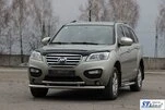 Передній захист ST014 (нерж) 51/42 мм для Lifan X60 - 2