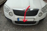 Зимова накладка на решітку (нижня, 2009-2013) Матова для Skoda Yeti рр - 2
