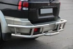 Задній захист AK-Special (нерж) для Mitsubishi Pajero Sport 1996-2007 рр - 1