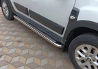Бокові пороги Premium (2 шт., нерж.) Ø60 для Dacia Duster 2018-2024 рр - 4