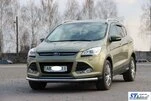 Передній захист ST008 (нерж.) 51 мм для Ford Kuga/Escape 2013-2019 рр - 2
