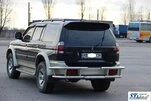 Задній захист AK-Special (нерж) для Mitsubishi Pajero Sport 1996-2007 рр - 4