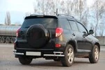 Задні куточки AK003-double (2 шт., нерж) для Toyota Rav 4 2006-2013 рр - 3