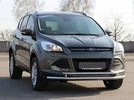 Передній захист ST014 (нерж.) 51/42 мм для Ford Kuga/Escape 2013-2019 рр - 1