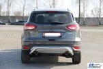 Задня дуга AK007 (нерж) для Ford Kuga/Escape 2013-2019 рр - 7