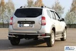 Задня дуга AK005-Special (нерж.) для Dacia Duster 2008-2018 рр - 2