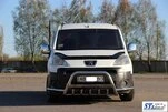 Кенгурятник WT003-Plus (нерж.) 51 мм для Peugeot Partner Tepee 2008-2018 рр - 3