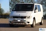 Кенгурятник WT01 (нерж.) для Mercedes Vito W638 1996-2003 рр - 3