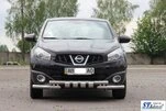Передній вус ST009-15 (нерж.) для Nissan Qashqai 2010-2014рр - 2