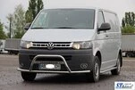 Кенгурятник WT007ST (нерж) для Volkswagen T5 2010-2015 рр - 2