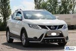 Кенгурятник WT003-Plus (нерж) для Nissan Qashqai 2014-2021 рр - 3