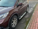Бокові пороги Mevsim Grey (2 шт., Алюміній) для Honda CRV 2012-2016 рр - 1