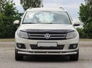 Передній захист ST016 (нерж) для Volkswagen Tiguan 2007-2016 рр - 1