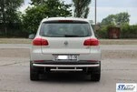 Задній захист AK002-2 (нерж) для Volkswagen Tiguan 2007-2016 рр - 4