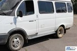 Бокові пороги KB001 (нерж) 60 мм для Газель, соболь - 3