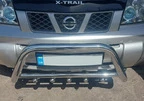 Кенгурятник QT006 (нерж.) для Nissan X-trail T30 2002-2007рр - 1