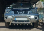Кенгурятник QT006 (нерж.) для Nissan X-trail T30 2002-2007рр - 2