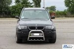 Кенгурятник (нерж.) 51 мм для BMW X3 E-83 2003-2010 рр - 3