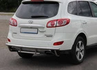 Задня дуга AK002-2 (нерж.) для Hyundai Santa Fe 2 2006-2012 рр - 1