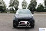 Кенгурятник WT003 (нерж) для Kia Sportage 2015-2021 рр - 3