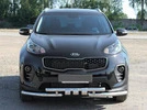 Передній захист ST009-15 (нерж) для Kia Sportage 2015-2021 рр - 1