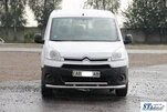 Передній захист ST016 (нерж.) 60/42 мм для Citroen Berlingo 2008-2018 рр - 4