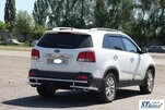 Задня дуга AK003-2 (нерж.) для Kia Sorento II XM 2009-2014 рр - 3