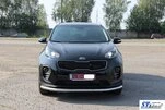 Передній захист ST008 (нерж) для Kia Sportage 2015-2021 рр - 3