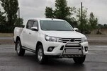 Передній захист QT008 (нерж) для Toyota Hilux 2015- рр - 3