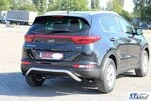 Задній захист AK007 (нерж) для Kia Sportage 2015-2021 рр - 4