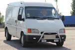 Кенгурятник WT006 (нерж) для Ford Transit 1991-2000 рр - 1