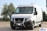 Кенгурятник WT018 (нерж.) для Opel Movano 2010-2021 рр - 3