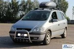 Кенгурятник QT006 (нерж) для Opel Zafira A 1998-2005 рр - 2