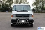 Кенгурятник WT003 Plus-1 (нерж) для Volkswagen T4 Transporter - 3