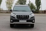 Передній захист ST014 (нерж) 70/42 мм для Toyota Land Cruiser Prado 150 - 2