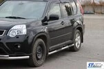 Бічні труби BB002 (2 шт., нерж) для Nissan X-trail T31 2007-2014рр - 2